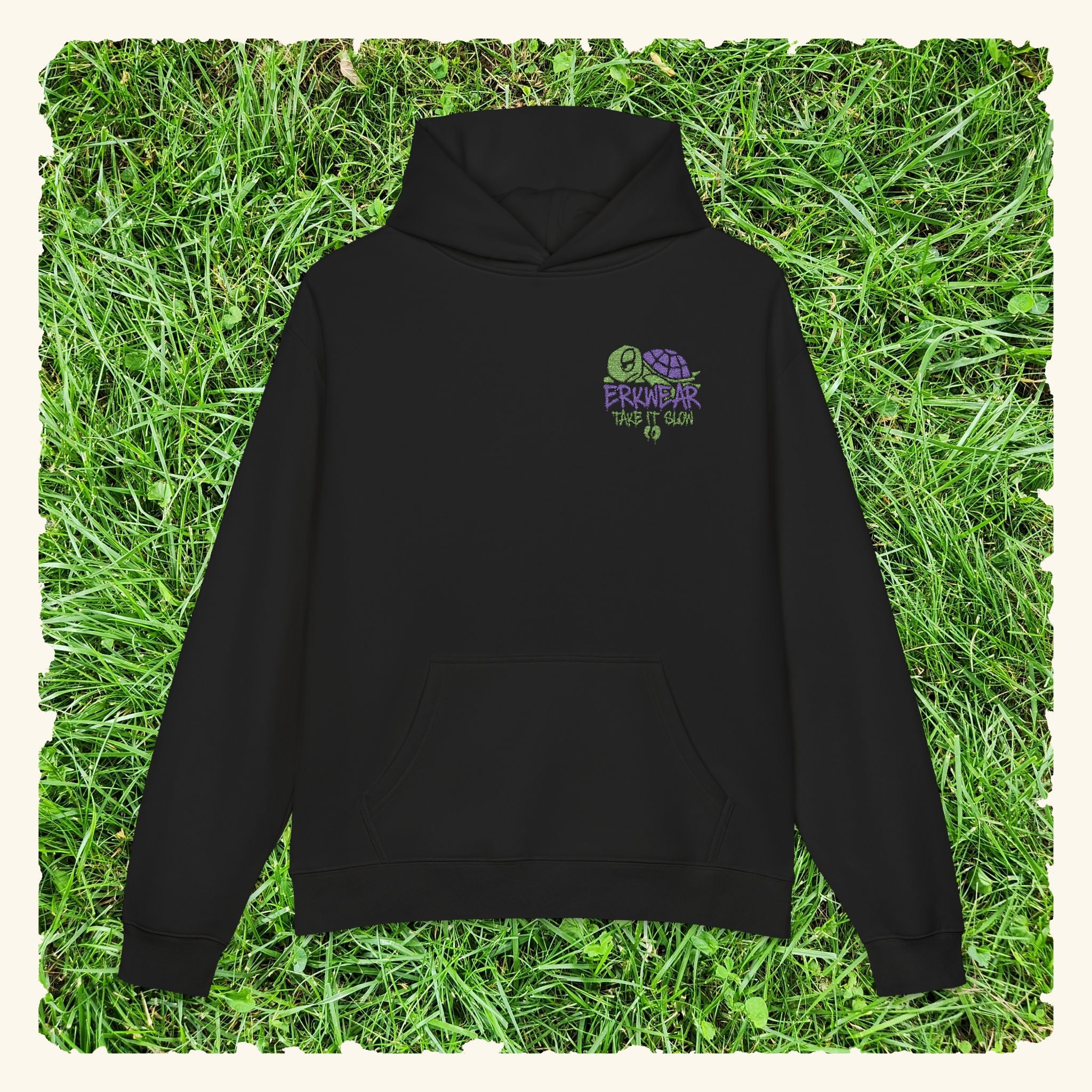 Take It Slow - Turtleberry - Campfire Hoodie - Black