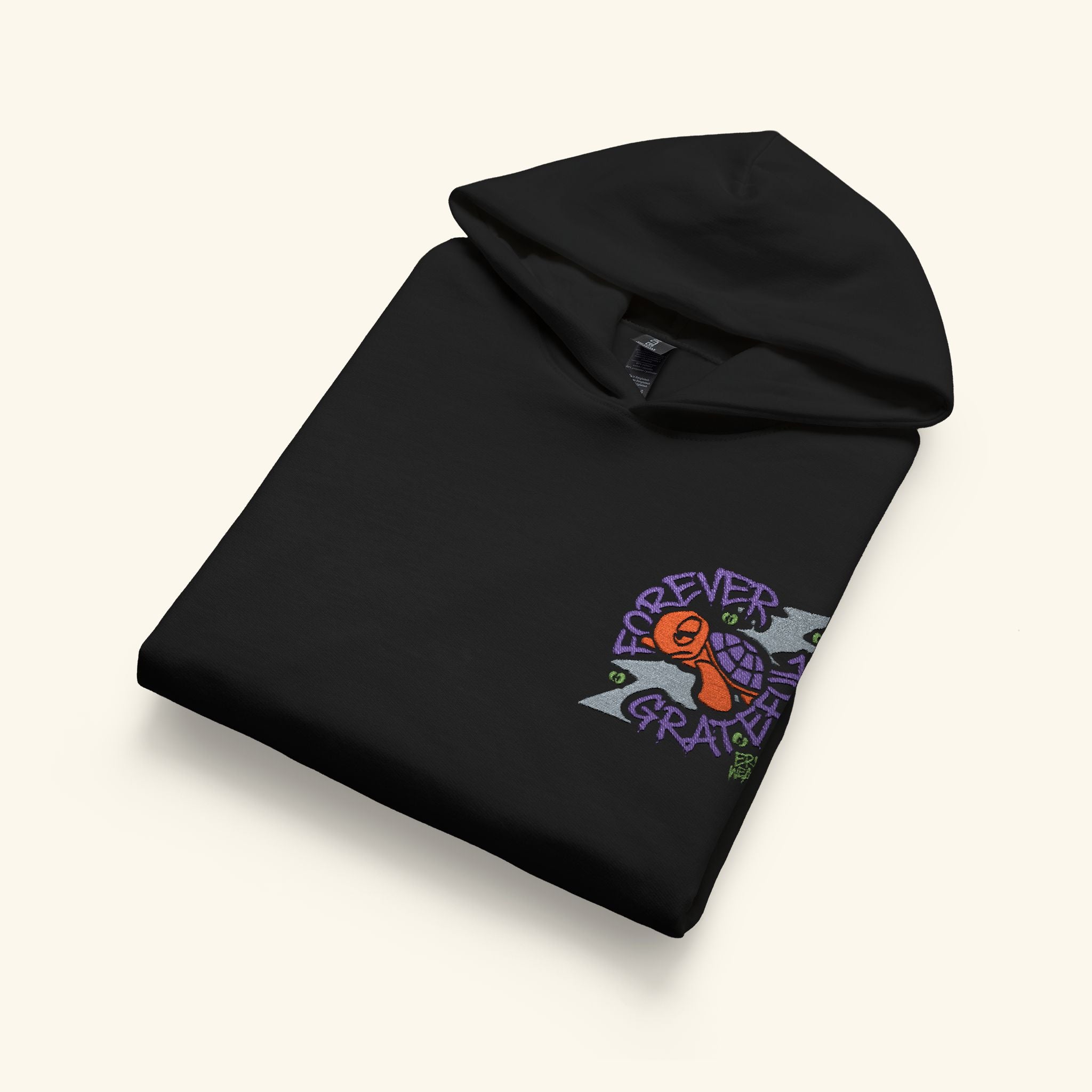 Forever Grateful Pumpkinbog - Junior Trailblazer Hoodie - Black