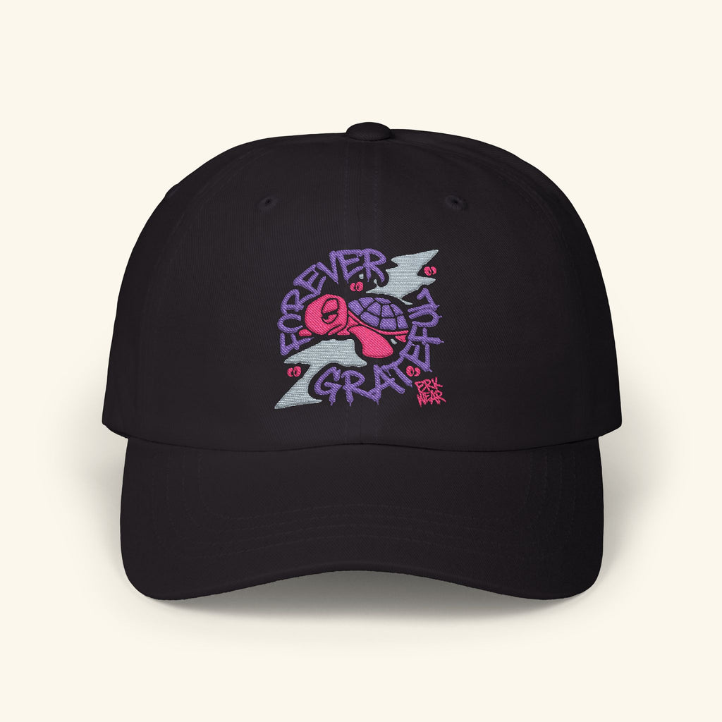 Forever Grateful Wildberry - Classic Dad Hat - Black
