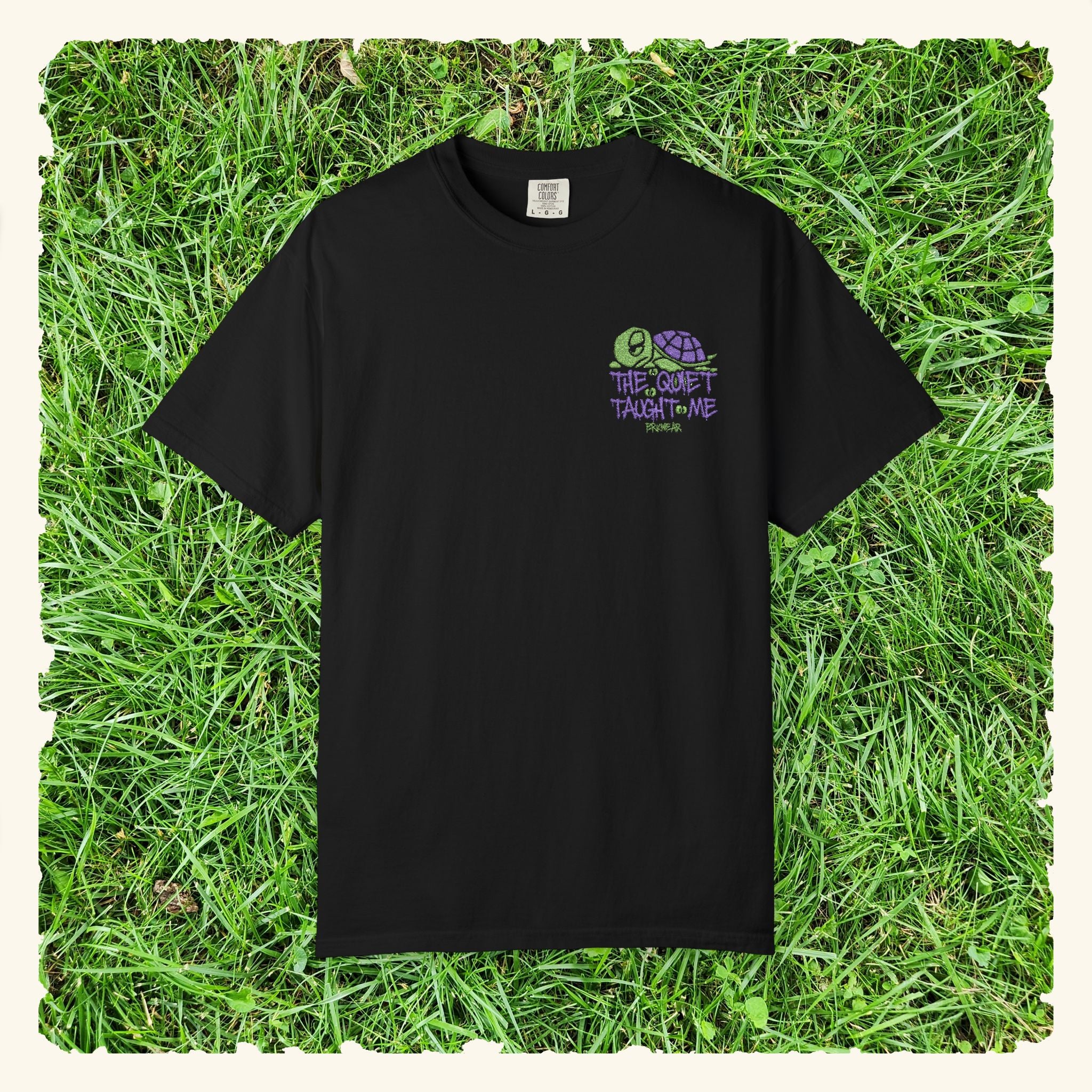 The Quiet Taught Me Turtleberry - Classic T-shirt - Black