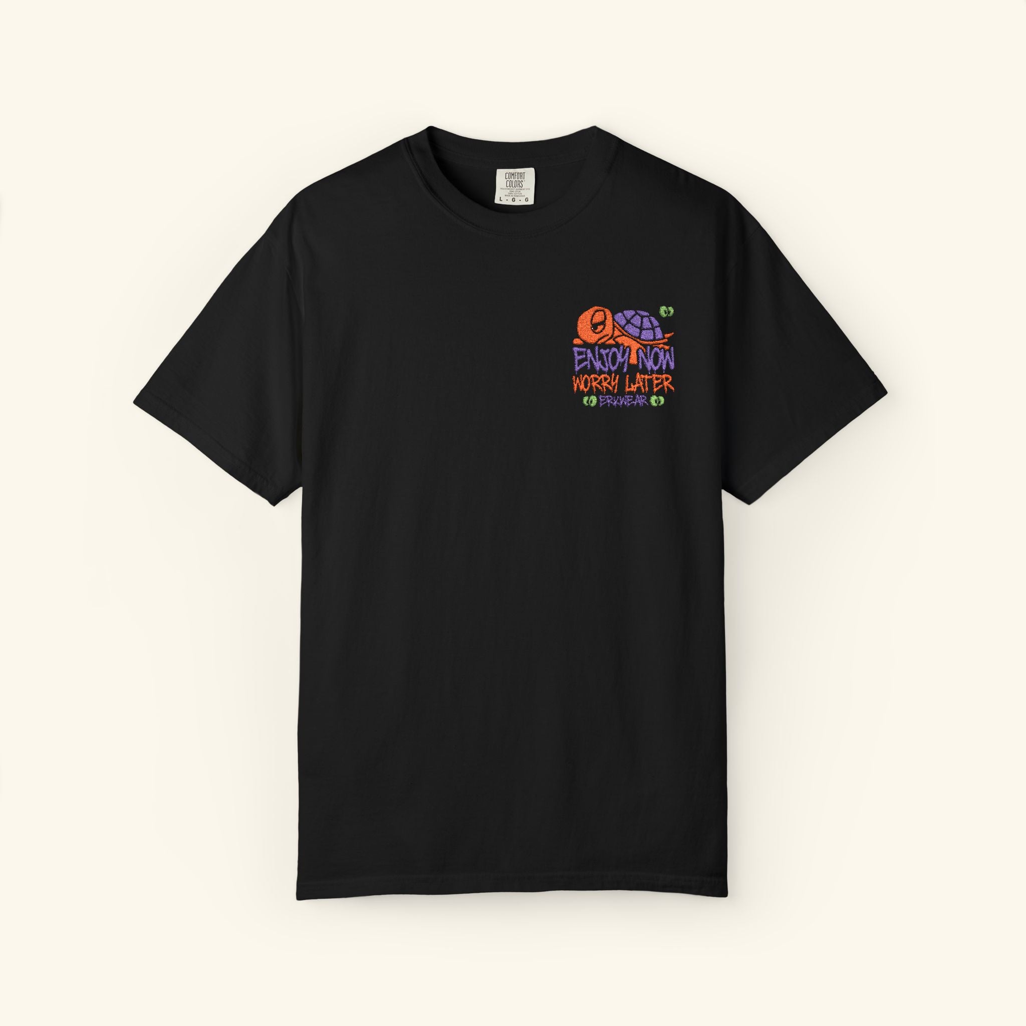 Enjoy Now - Worry Later Pumpkinbog - Classic T-shirt - Black