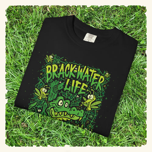 Brackwater Life - Graphic T-Shirt - Black