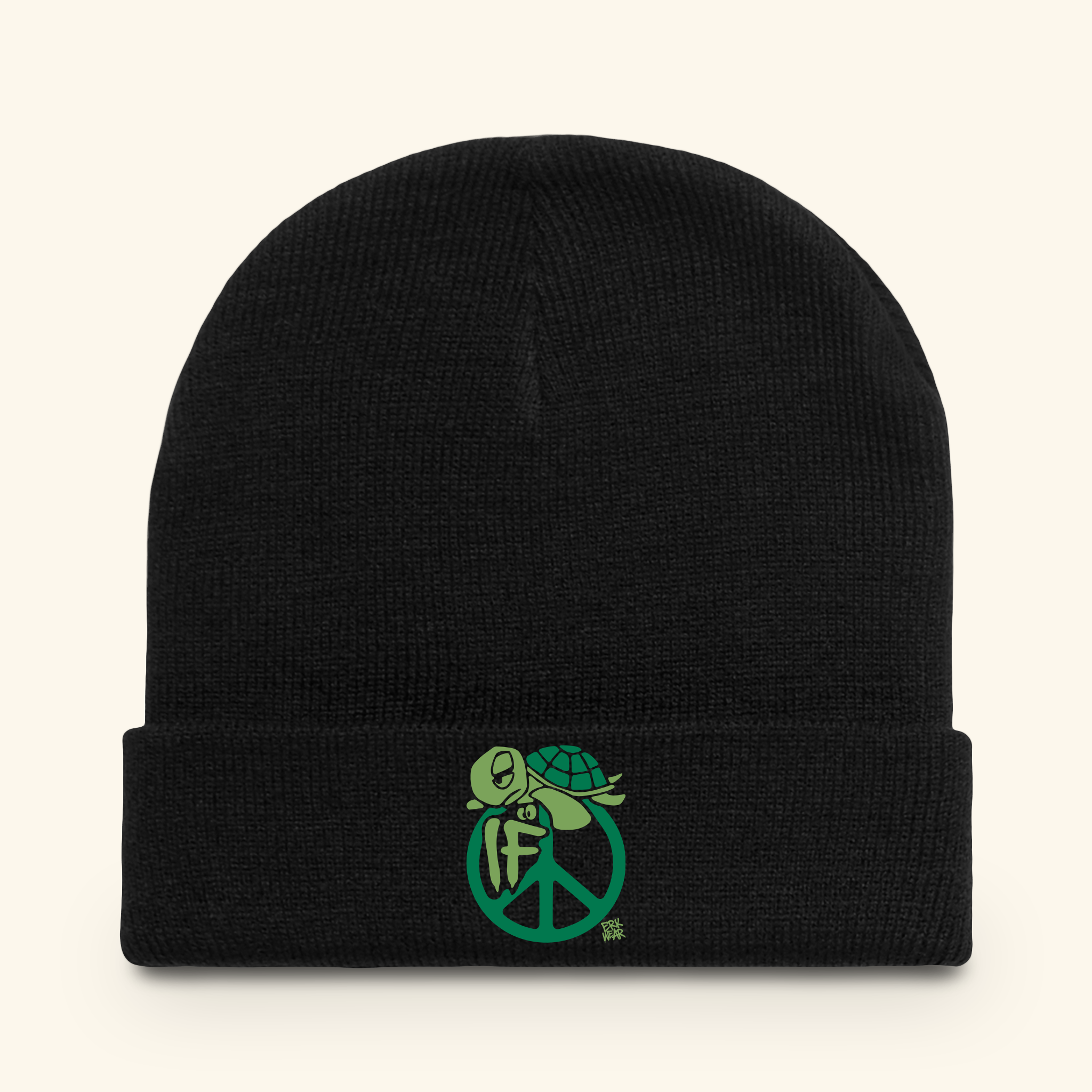 If Peace Evergreen - Beanie - Black