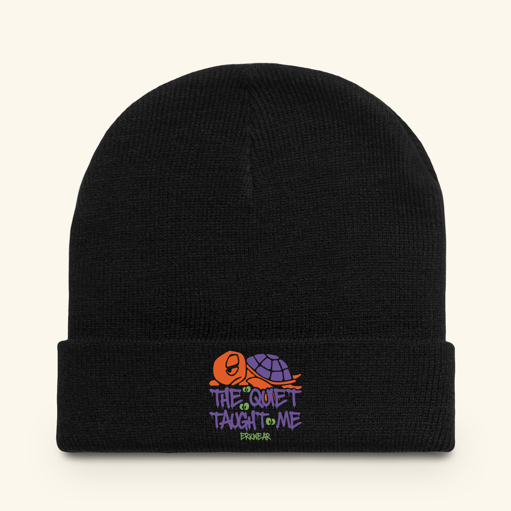 The Quiet Taught Me Pumpkinbog - Beanie - Black