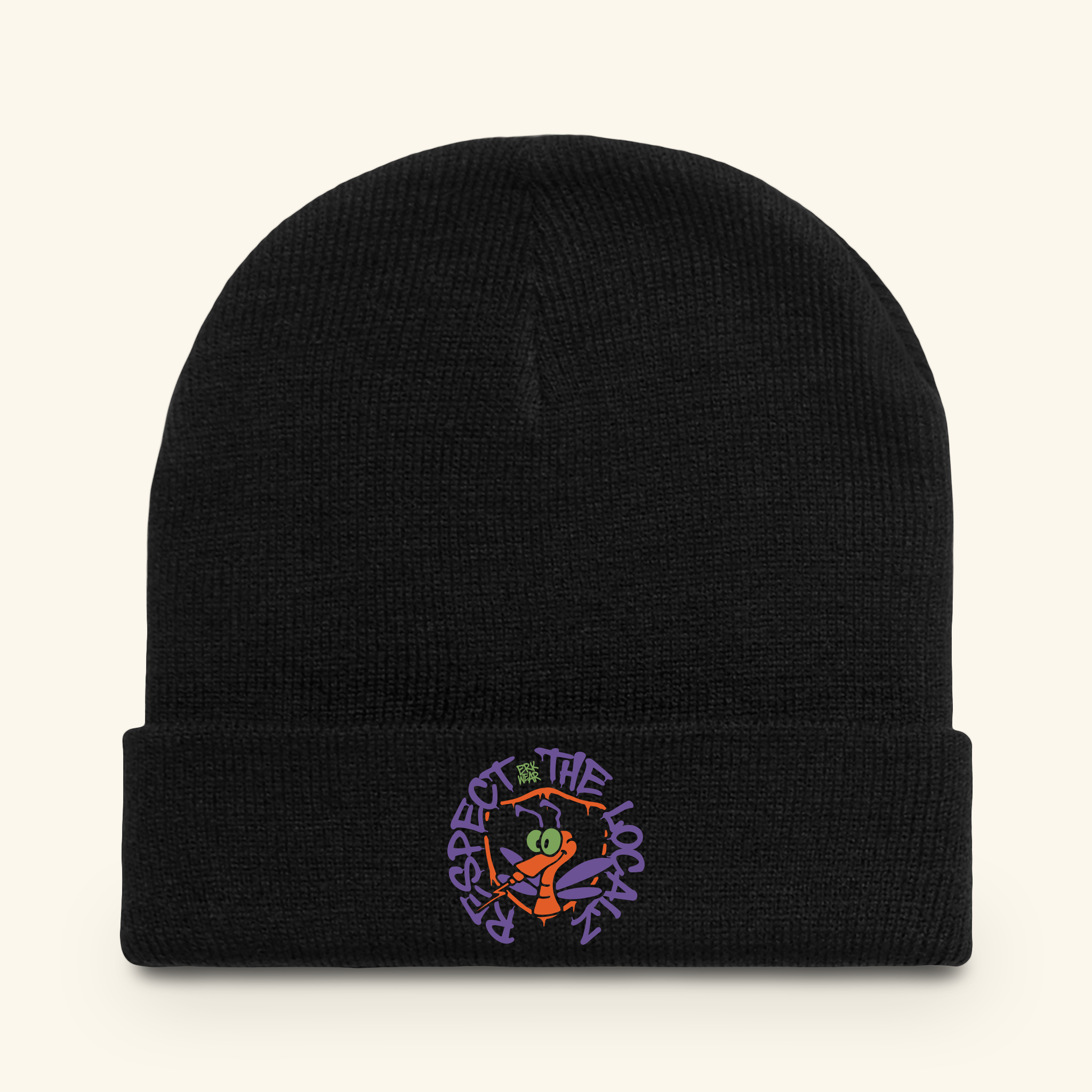Respect The Localz Pumpkinbog - Beanie - Black