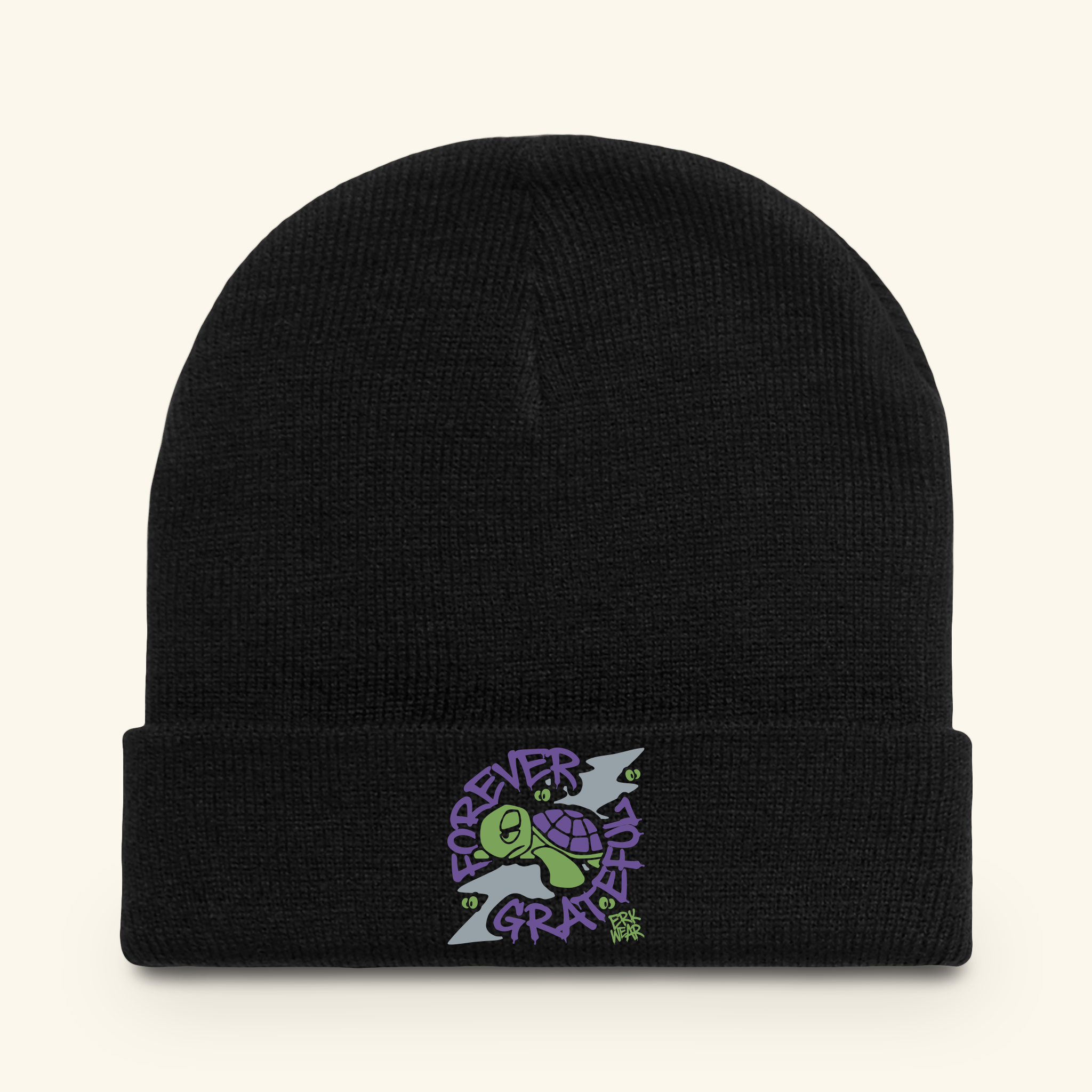 Forever Grateful Turtleberry - Beanie - Black