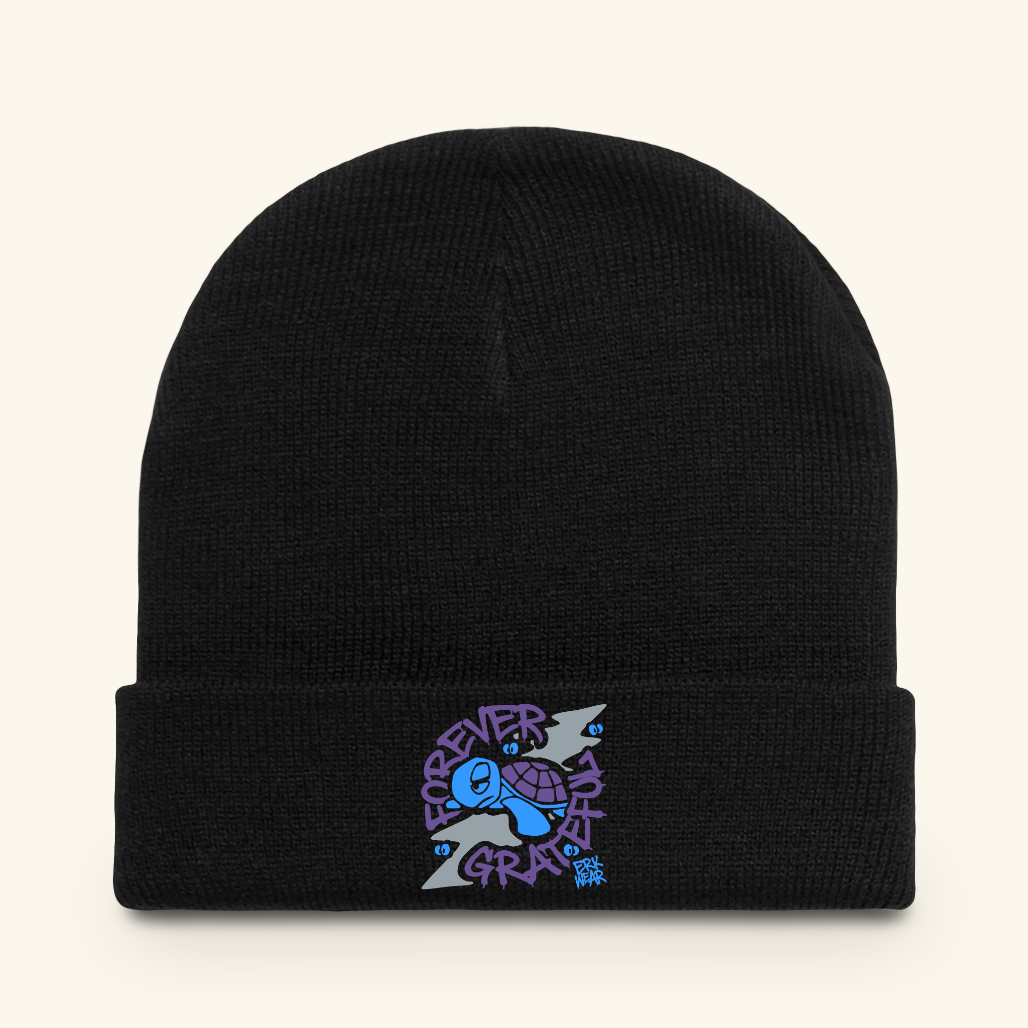 Forever Grateful Blurpleberry - Beanie - Black