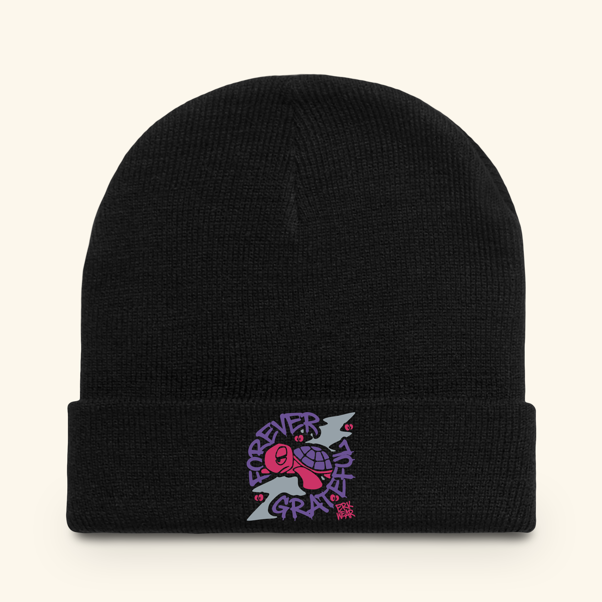 Forever Grateful Wildberry - Beanie - Black