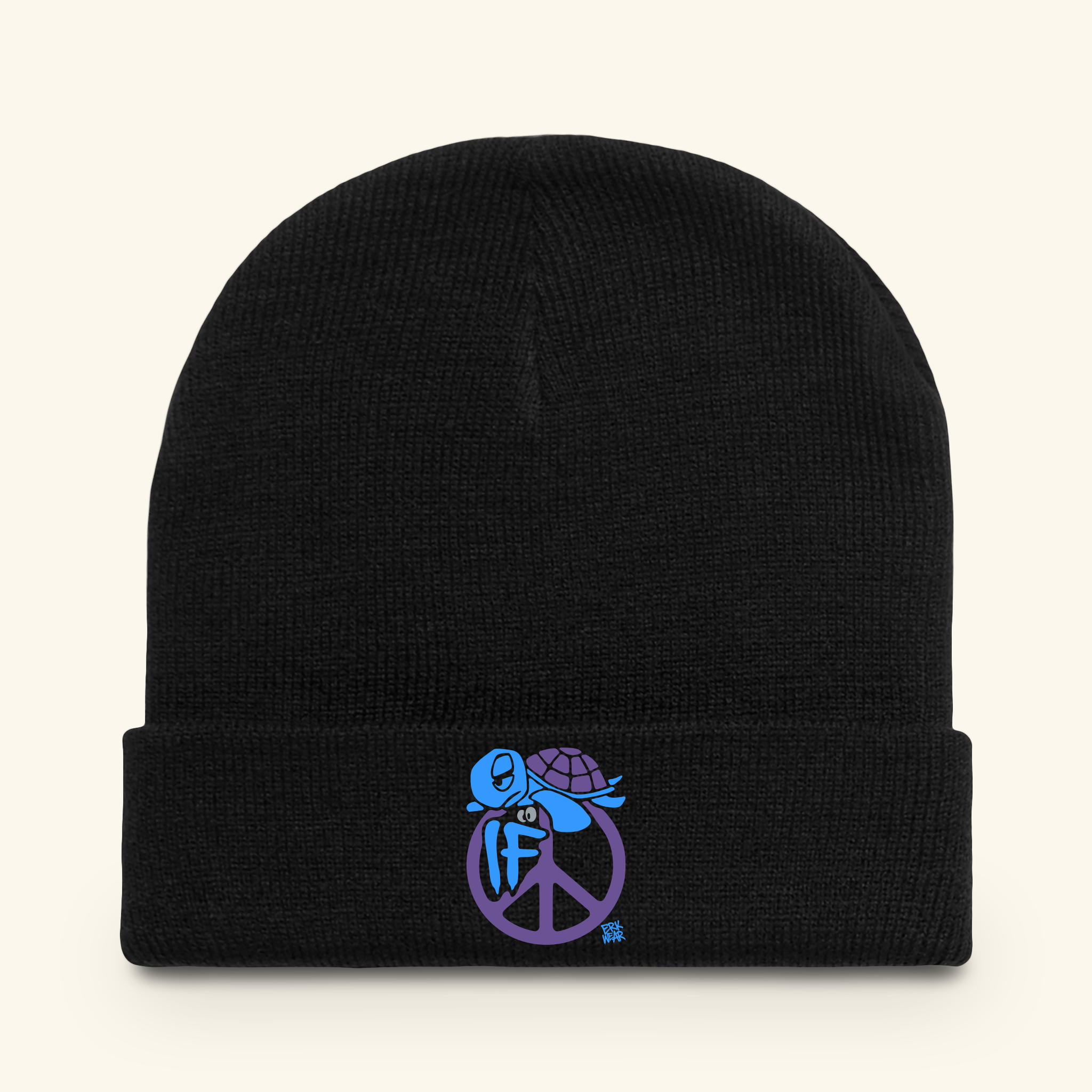 If Peace Blurpleberry - Beanie - Black
