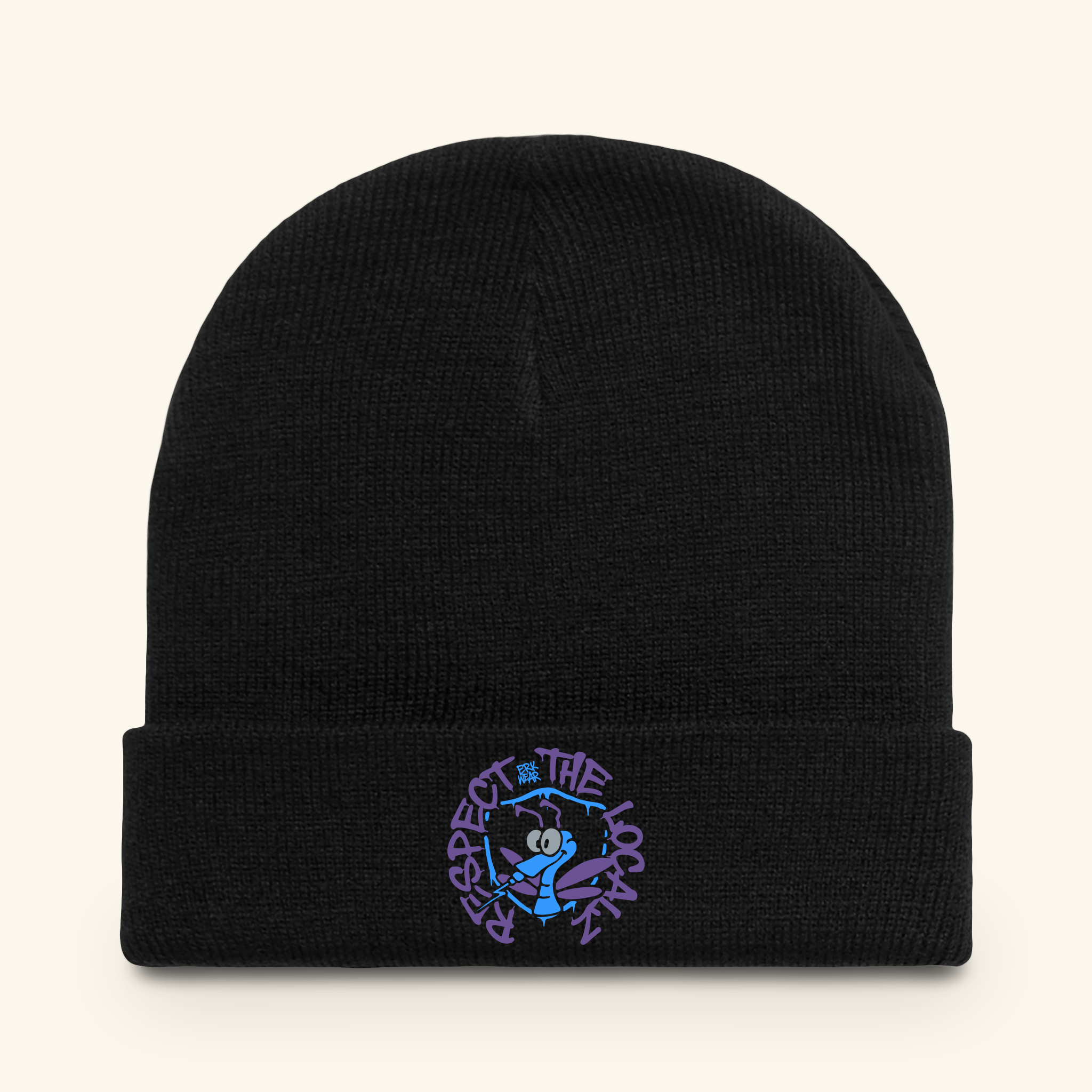 Respect The Localz Blurpleberry - Beanie - Black