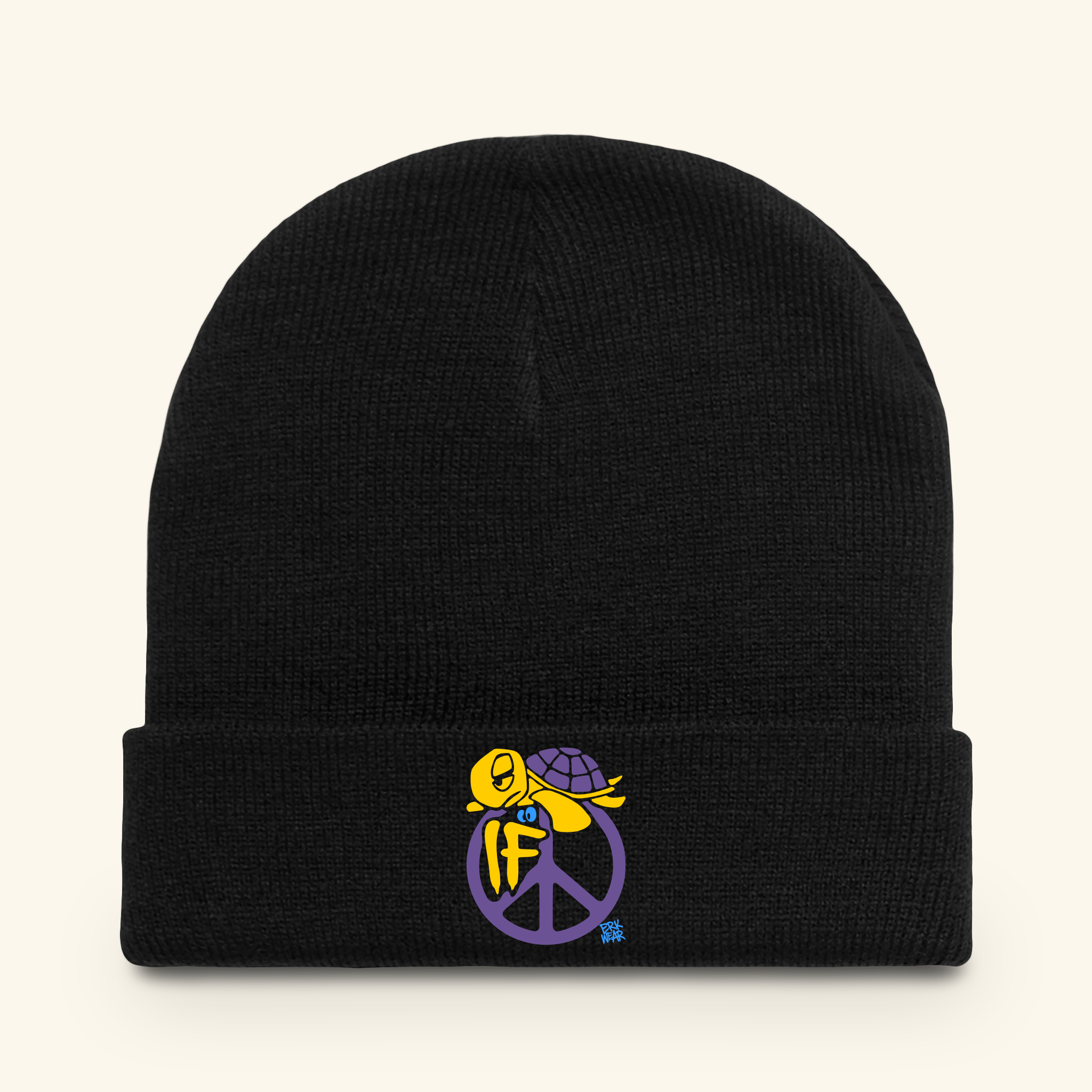 If Peace Slowglow - Beanie - Black
