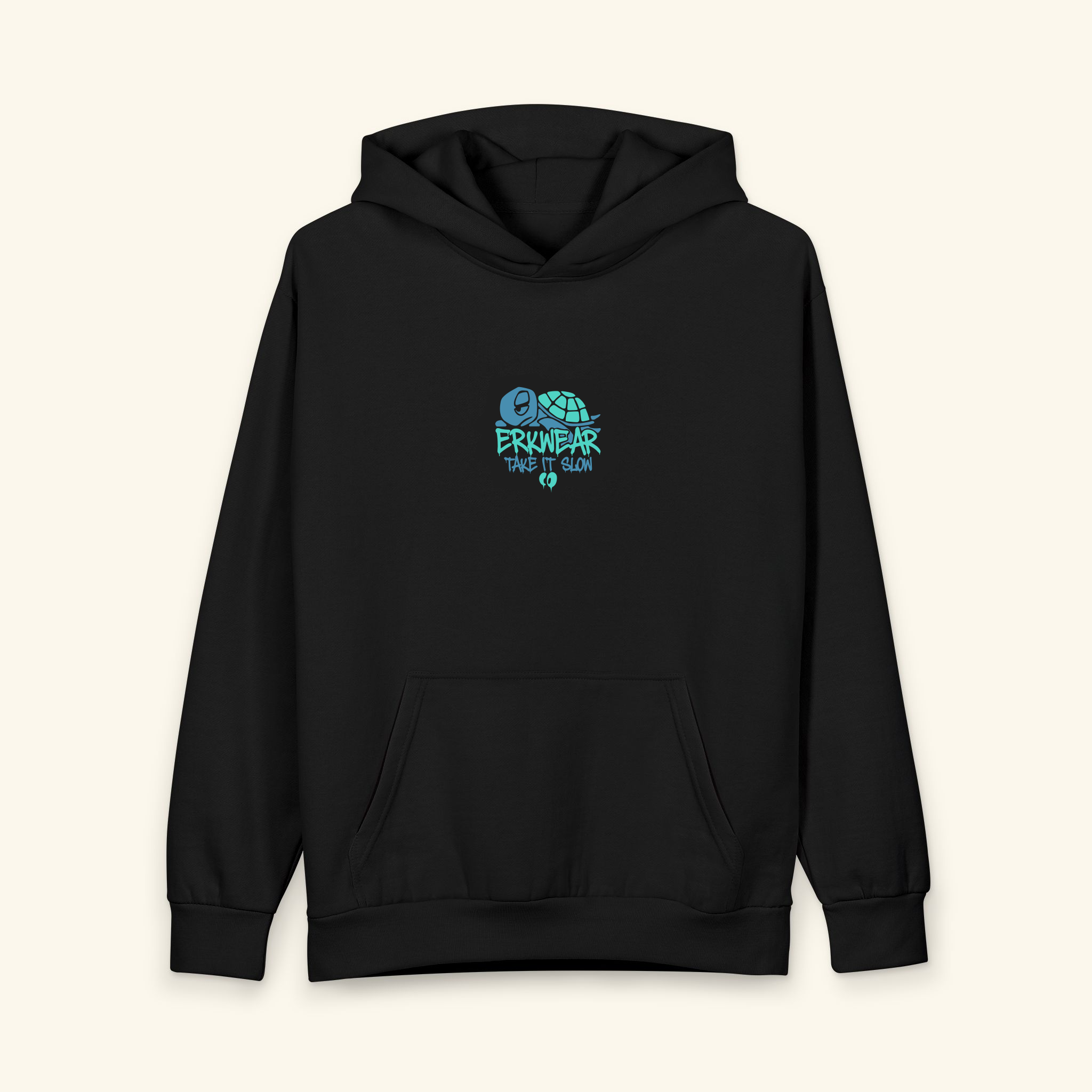 Bread & Circus Ocean - Graphic Hoodie - Black