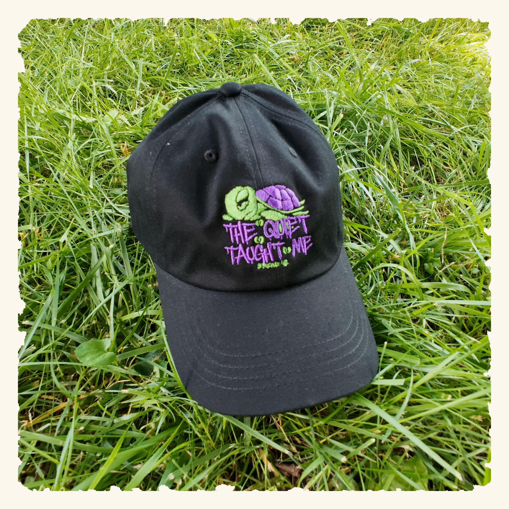 The Quiet Taught Me Turtleberry - Classic Dad Hat - Black
