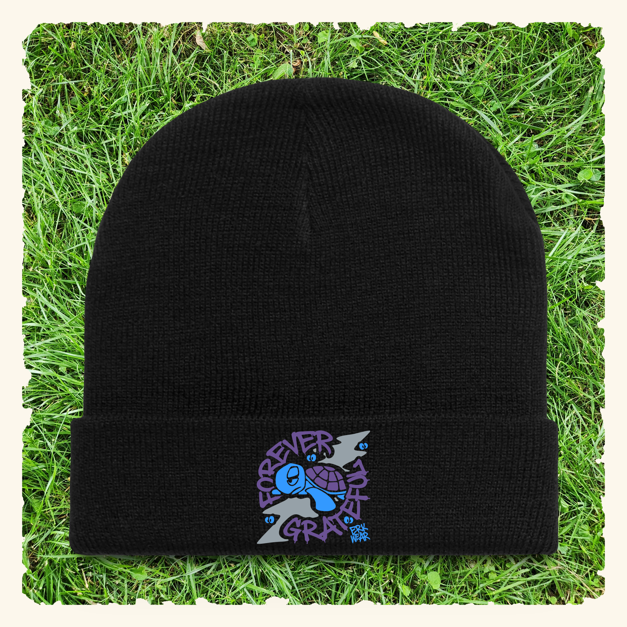 Forever Grateful Blurpleberry - Beanie - Black