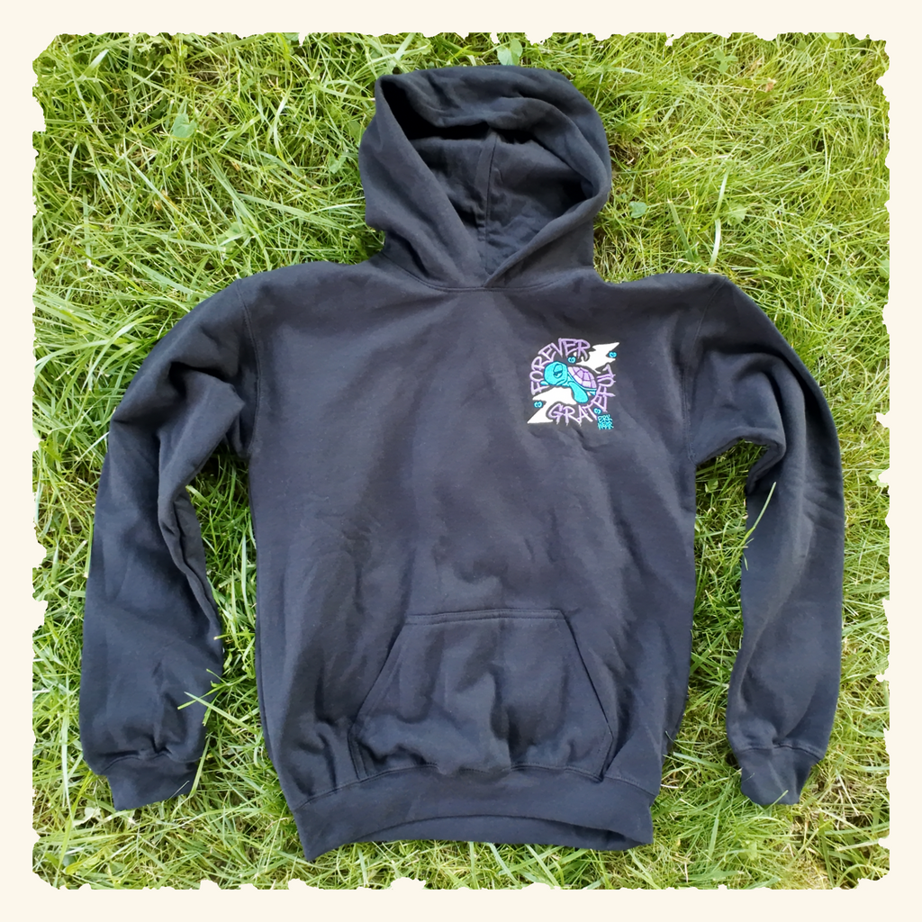 Forever Grateful Blurpleberry - Junior Trailblazer Hoodie - Black