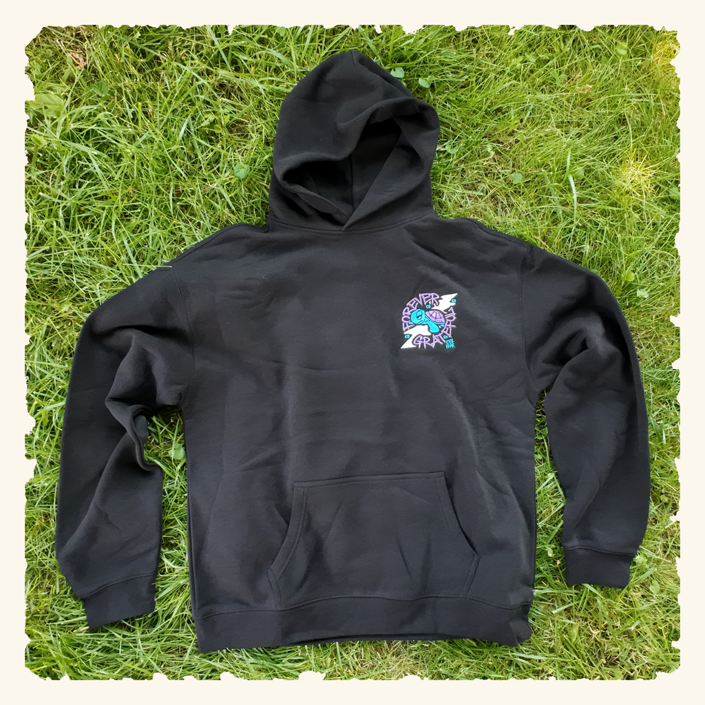 Forever Grateful Blurpleberry - Campfire Hoodie - Black