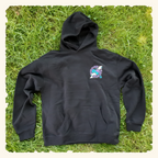 Forever Grateful Blurpleberry - Campfire Hoodie - Black