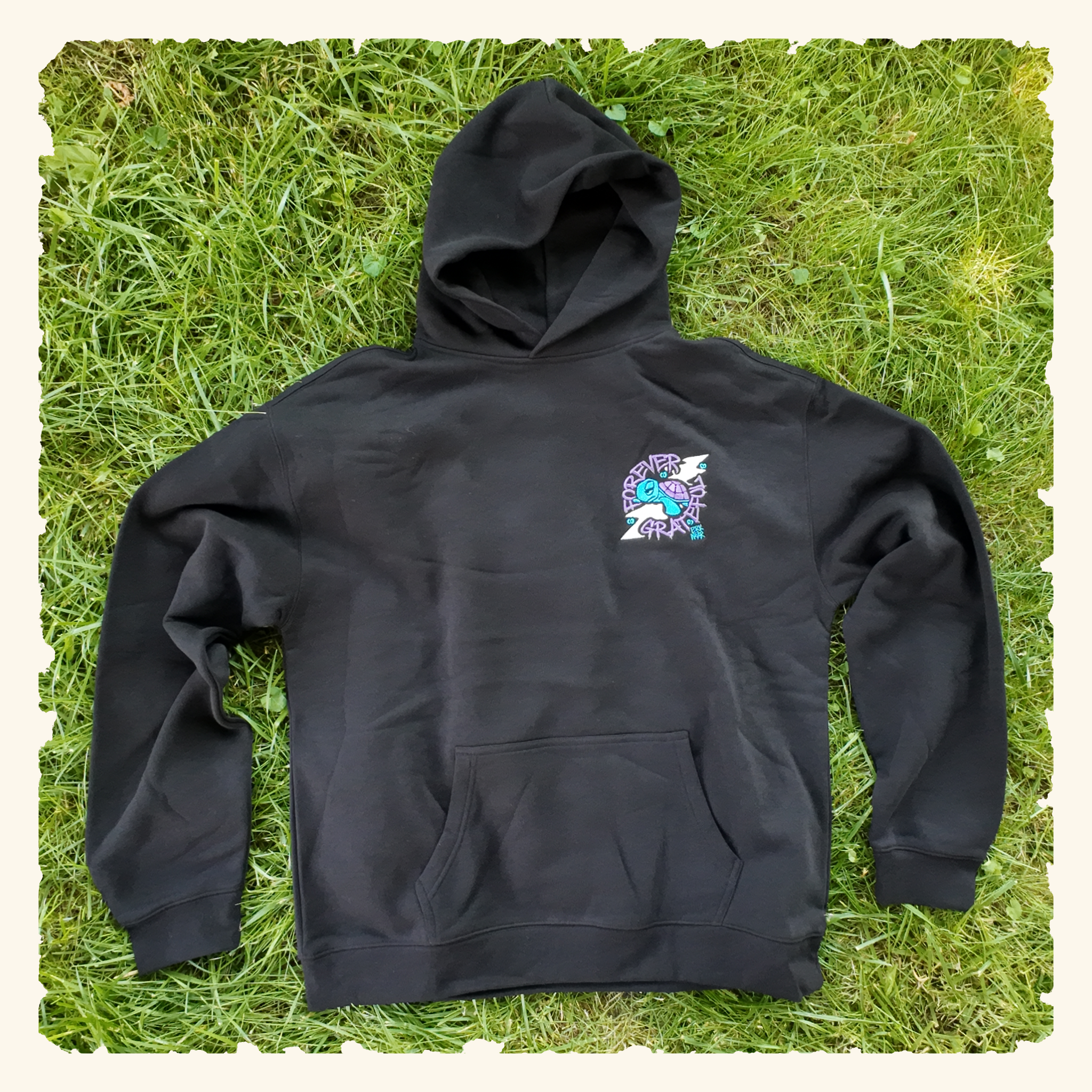 Forever Grateful Blurpleberry - Campfire Hoodie - Black