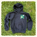 Forever Grateful Evergreen - Junior Trailblazer Hoodie - Black