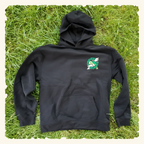 Forever Grateful Evergreen - Campfire Hoodie - Black