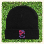 If Peace Wildberry - Beanie - Black