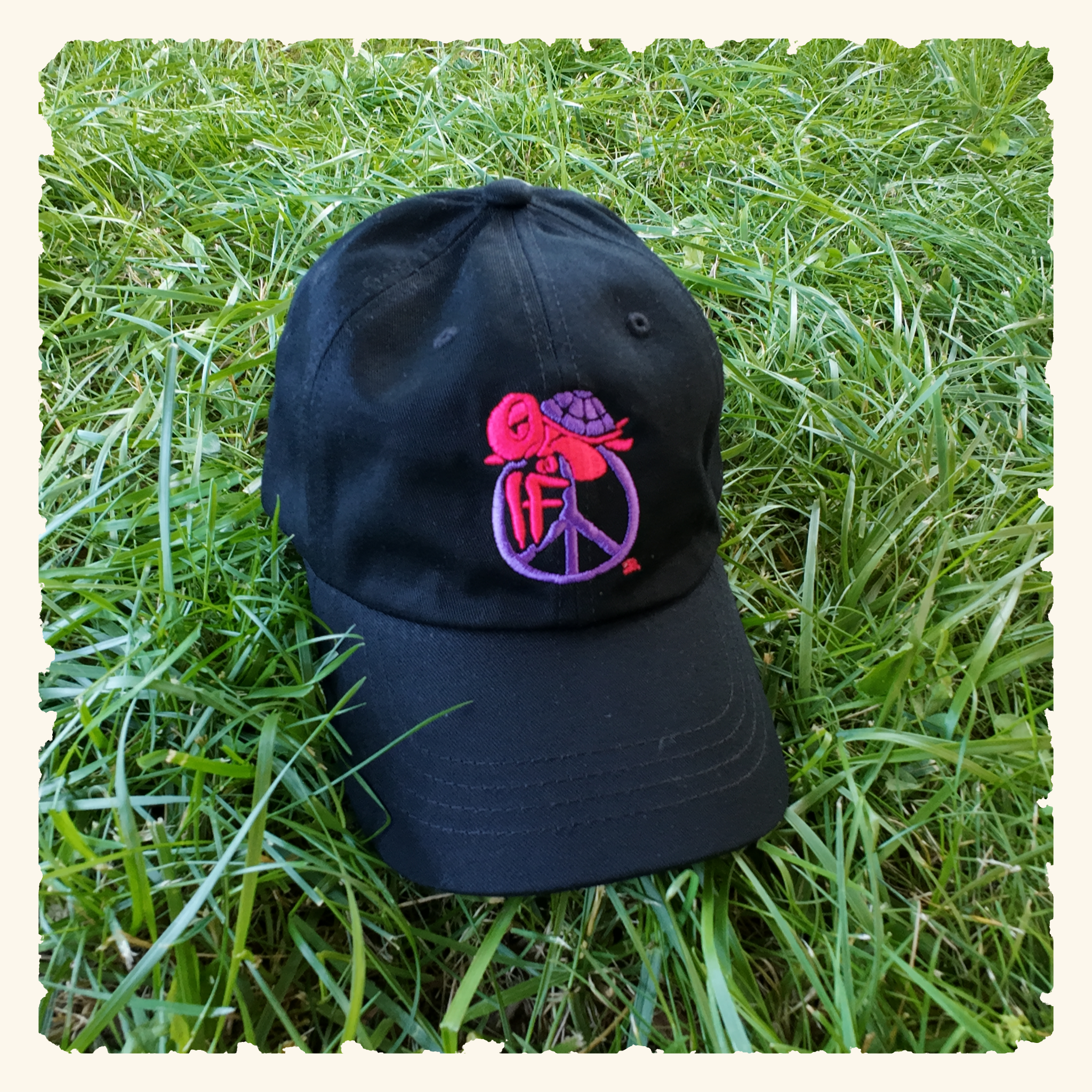 If Peace Wildberry - Classic Dad Hat - Black