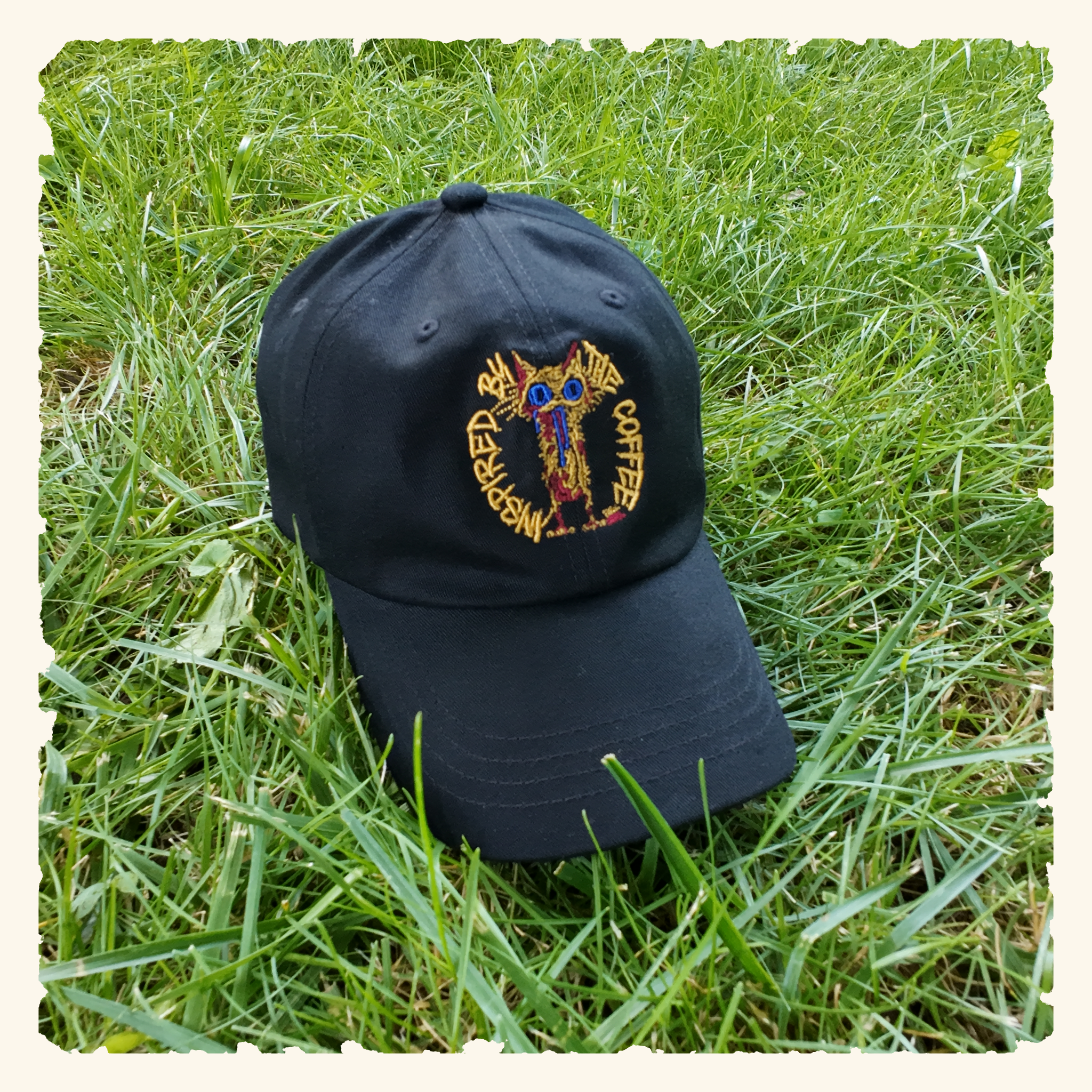 Inspired By The Coffee - Classic Dad Hat - Black