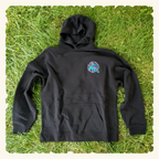 Let Your Dreamz Be Bigger Than Your Fearz Blurpleberry - Campfire Hoodie - Black
