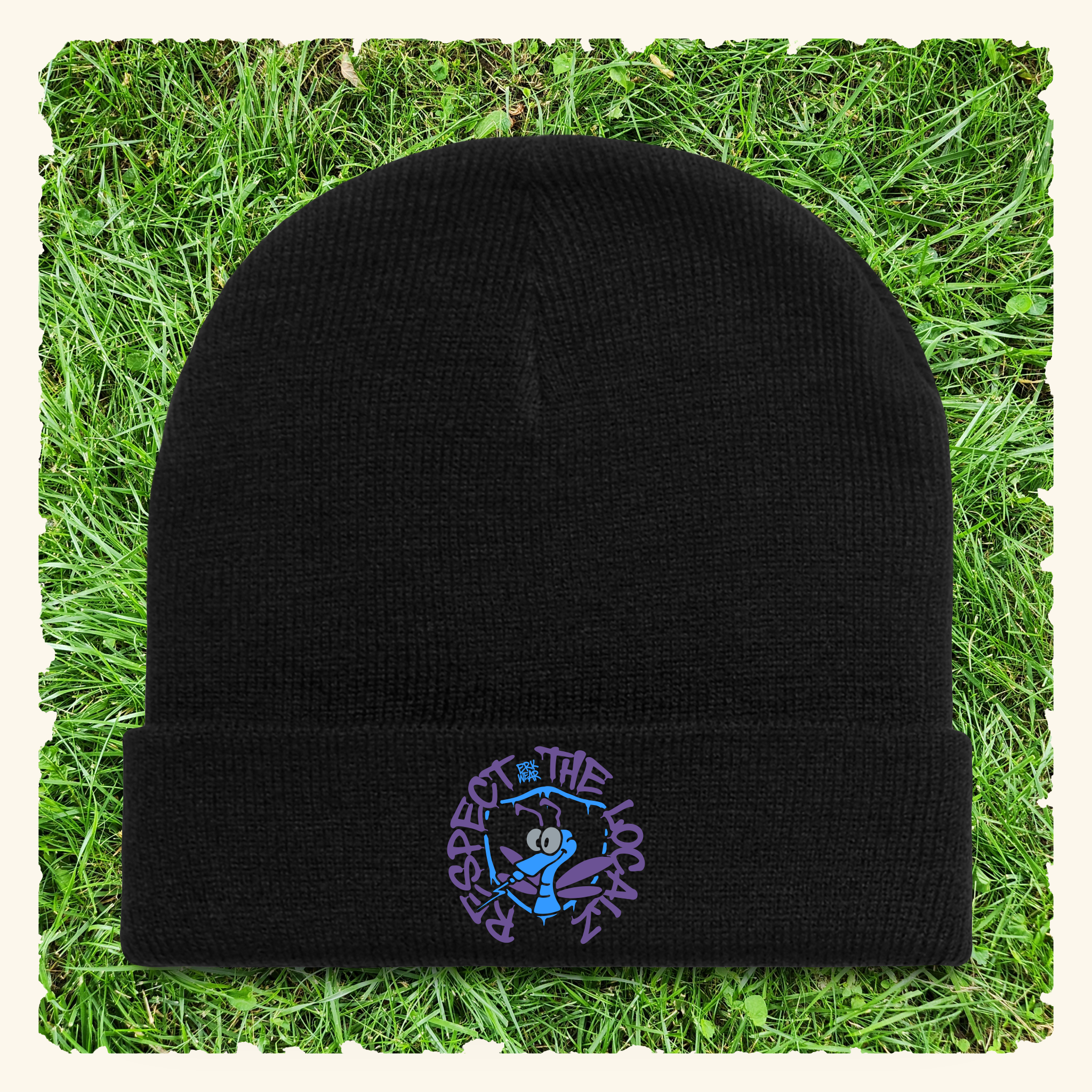 Respect The Localz Blurpleberry - Beanie - Black