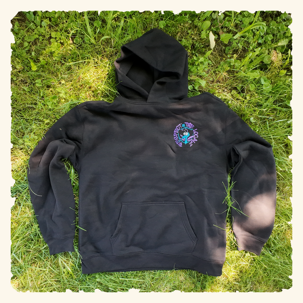 Respect The Localz Blurpleberry - Campfire Hoodie - Black