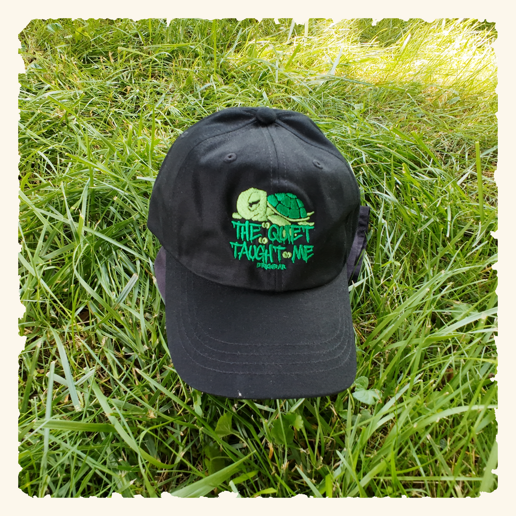 The Quiet Taught Me Evergreen - Classic Dad Hat - Black
