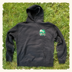 Enjoy Now - Worry Later Evergreen - Campfire Hoodie - Black