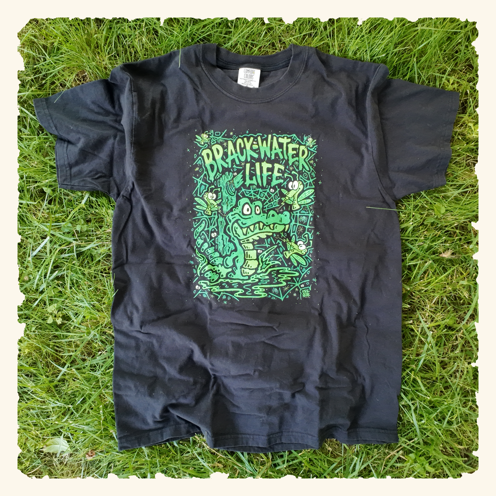Brackwater Life - Graphic T-Shirt - Black