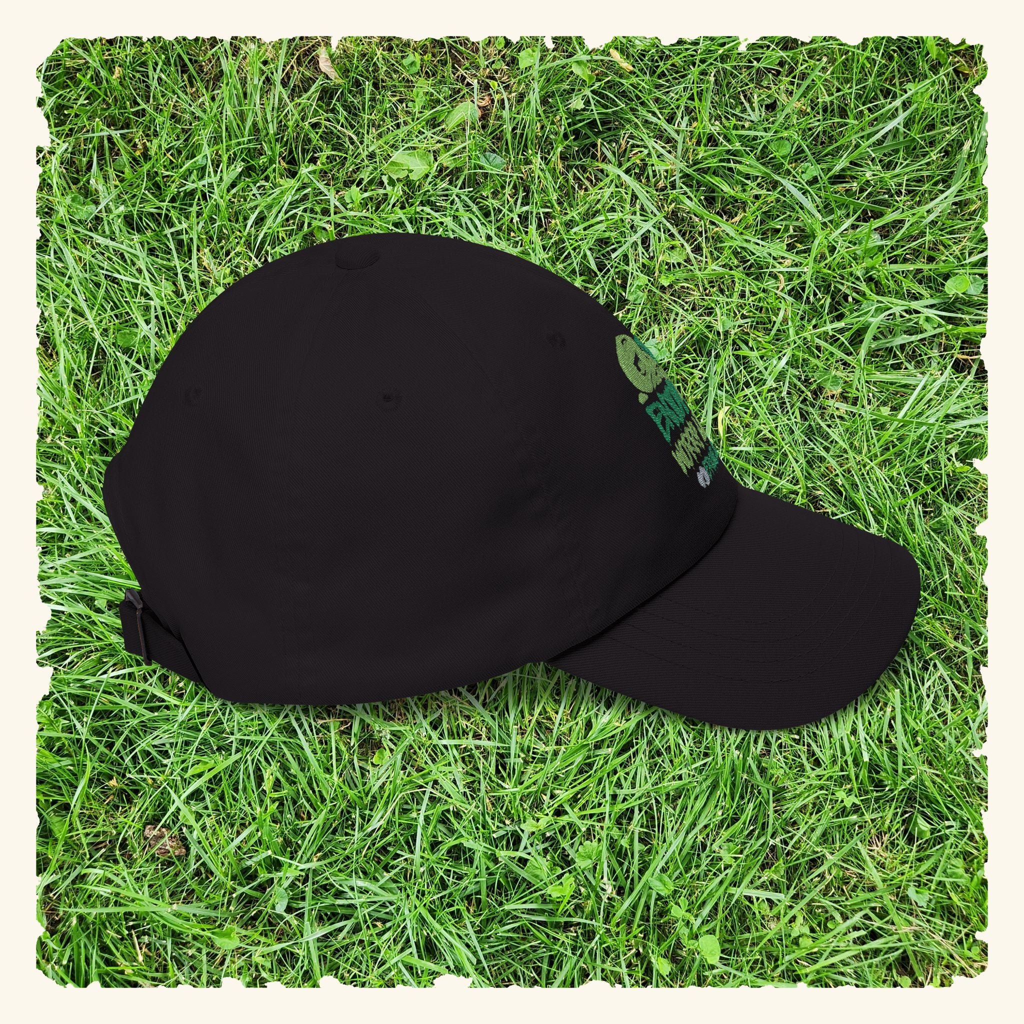 Enjoy Now - Worry Later Evergreen - Classic Dad Hat - Black