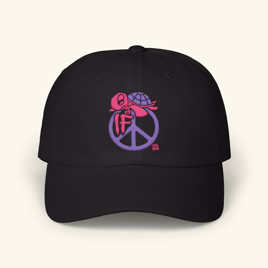 If Peace Wildberry - Classic Dad Hat - Black