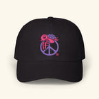 If Peace Wildberry - Classic Dad Hat - Black