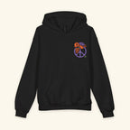 If Peace Pumpkinbog - Junior Trailblazer Hoodie - Black