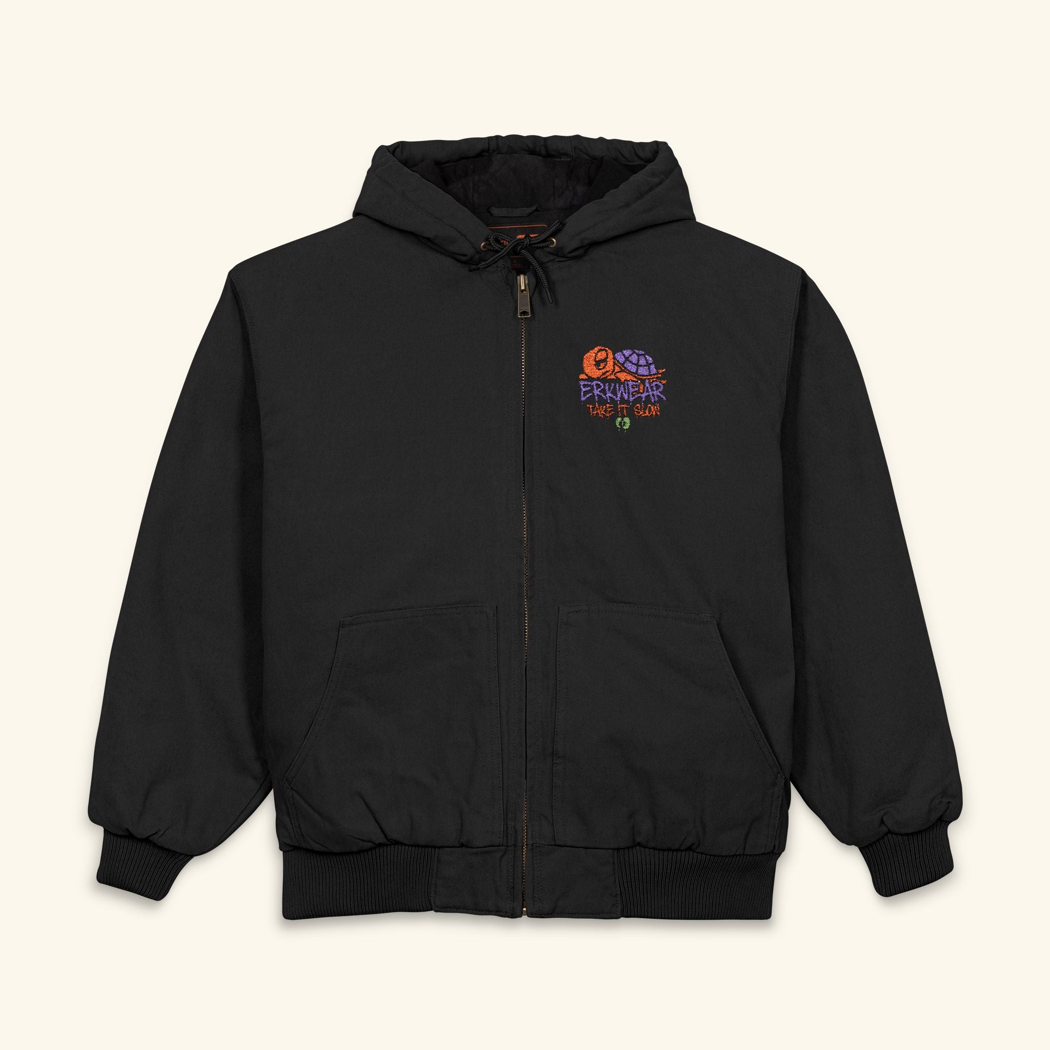 Erkwear Pumpkinbog - Slowpoke Hooded Shell - Black