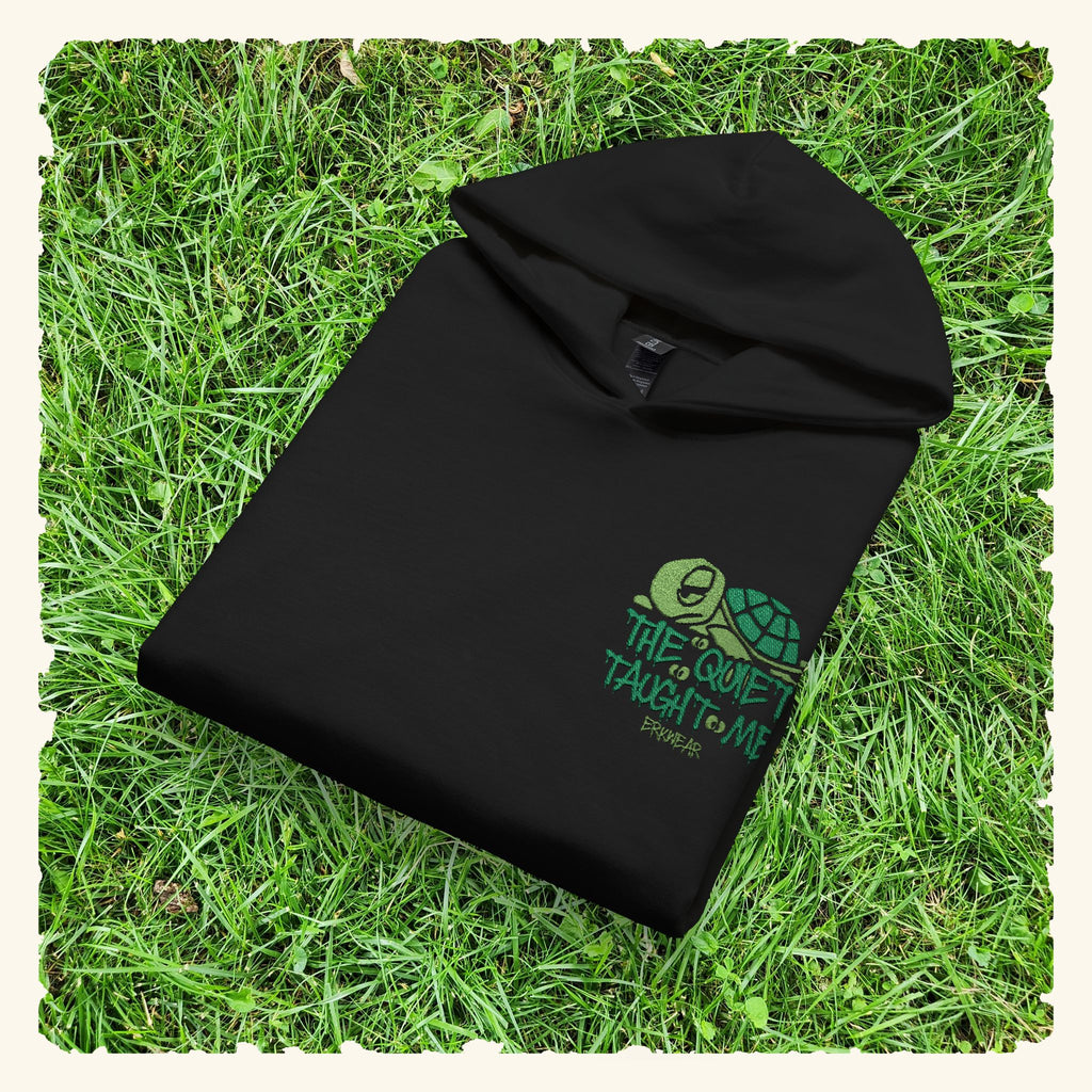 The Quiet Taught Me Evergreen - Junior Trailblazer Hoodie - Black