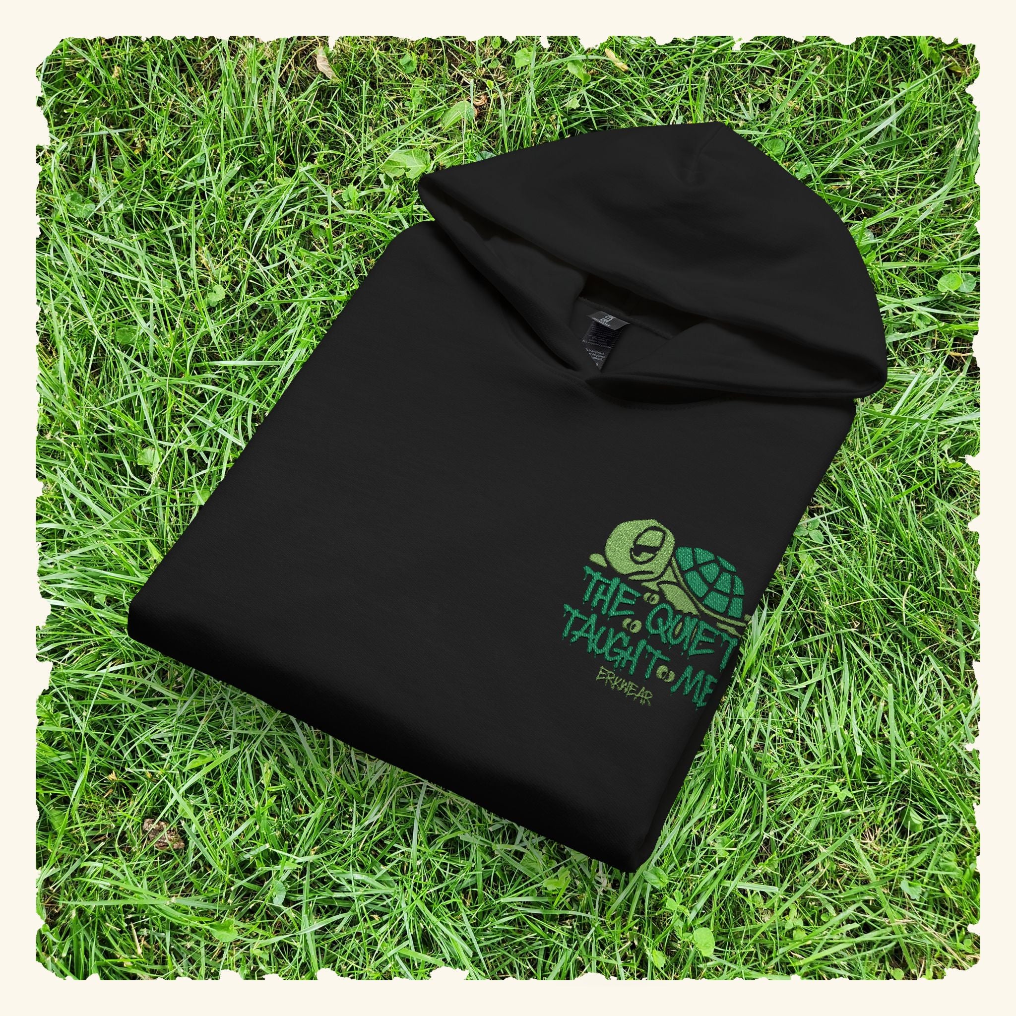 The Quiet Taught Me Evergreen - Junior Trailblazer Hoodie - Black