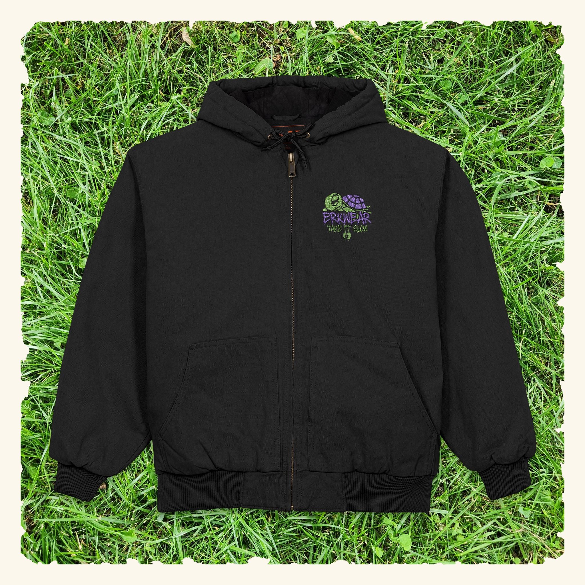 Take It Slow - Turtleberry - Slowpoke Duck Cloth Hooded Shell - Black