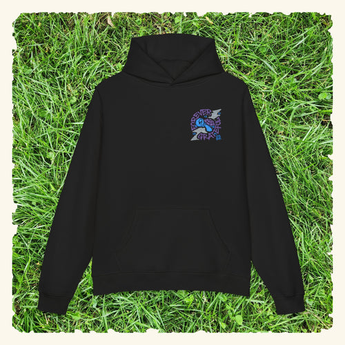 Forever Grateful Blurpleberry - Campfire Hoodie - Black