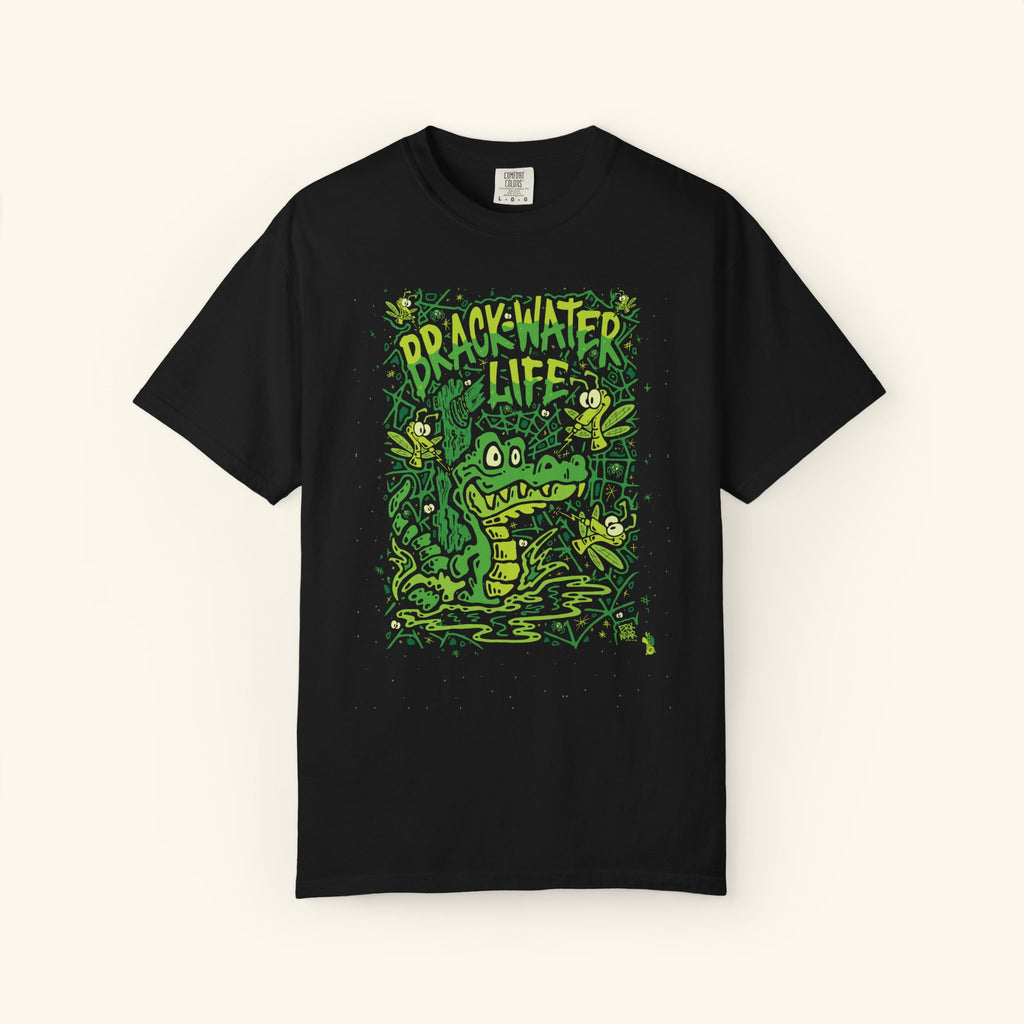 Brackwater Life - Graphic T-Shirt - Black