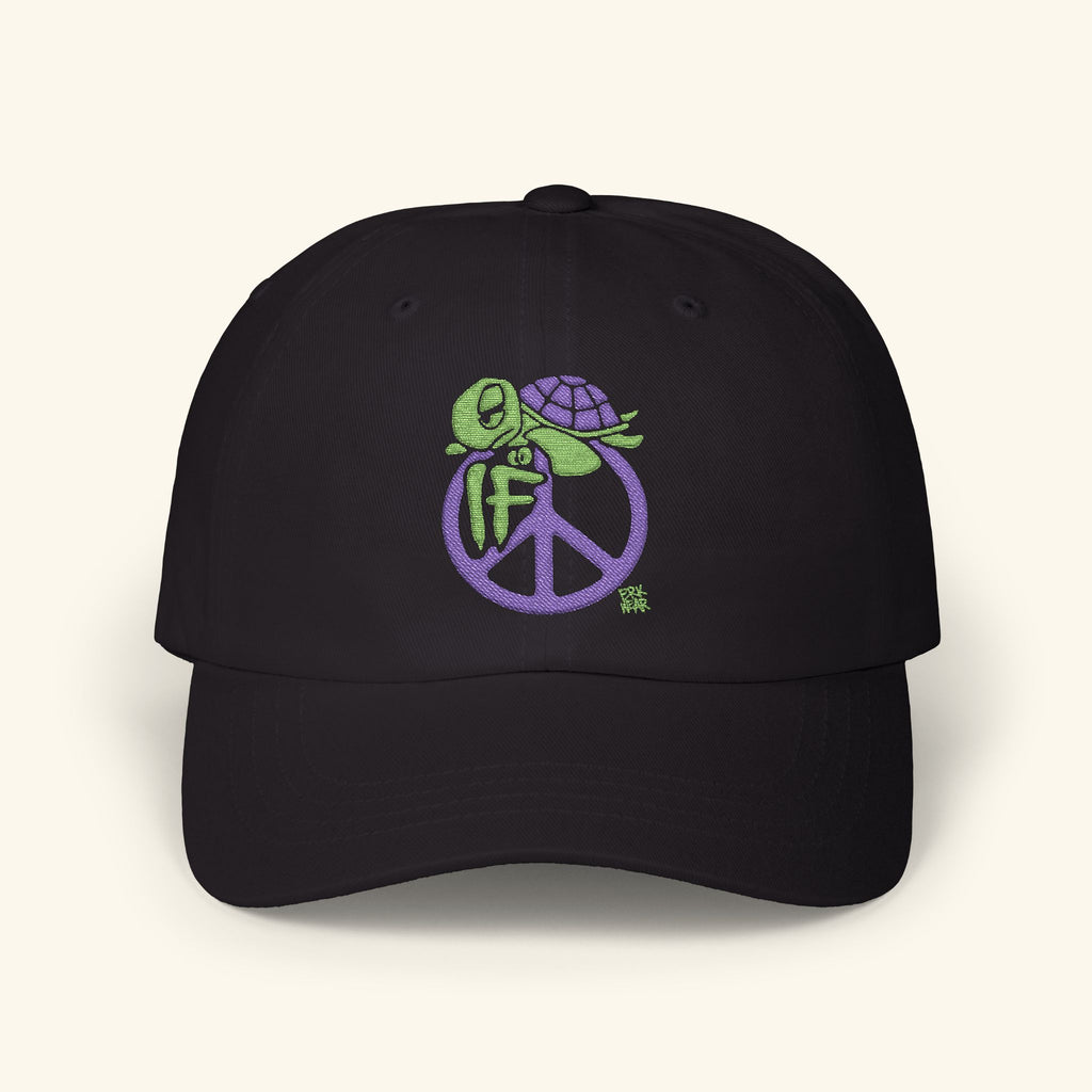 If Peace Turtleberry - Classic Dad Hat - Black