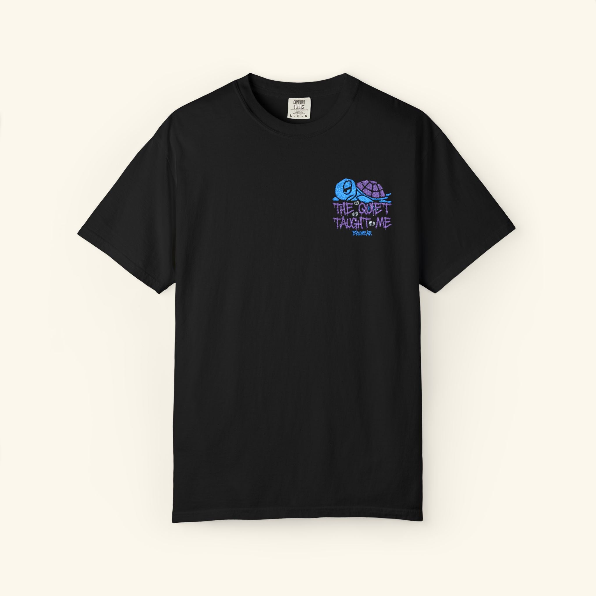 The Quiet Taught Me Blurpleberry - Classic T-shirt - Black