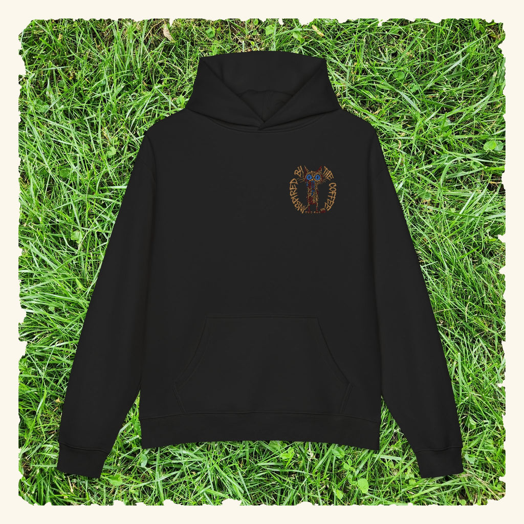 Inspired By The Coffee - Campfire Hoodie - Black