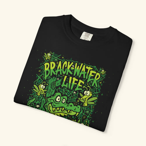Brackwater Life - Graphic T-Shirt - Black