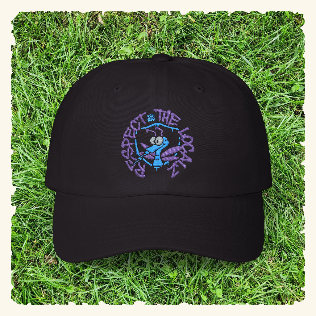Respect The Localz Blurpleberry - Classic Dad Hat - Black