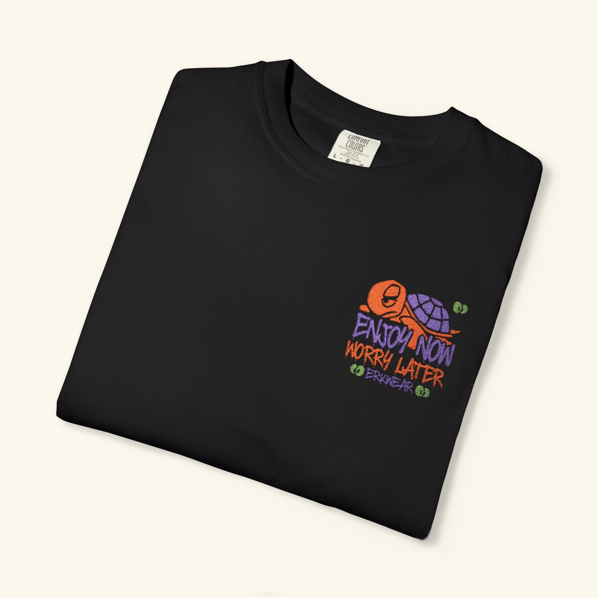 Enjoy Now - Worry Later Pumpkinbog - Classic T-shirt - Black