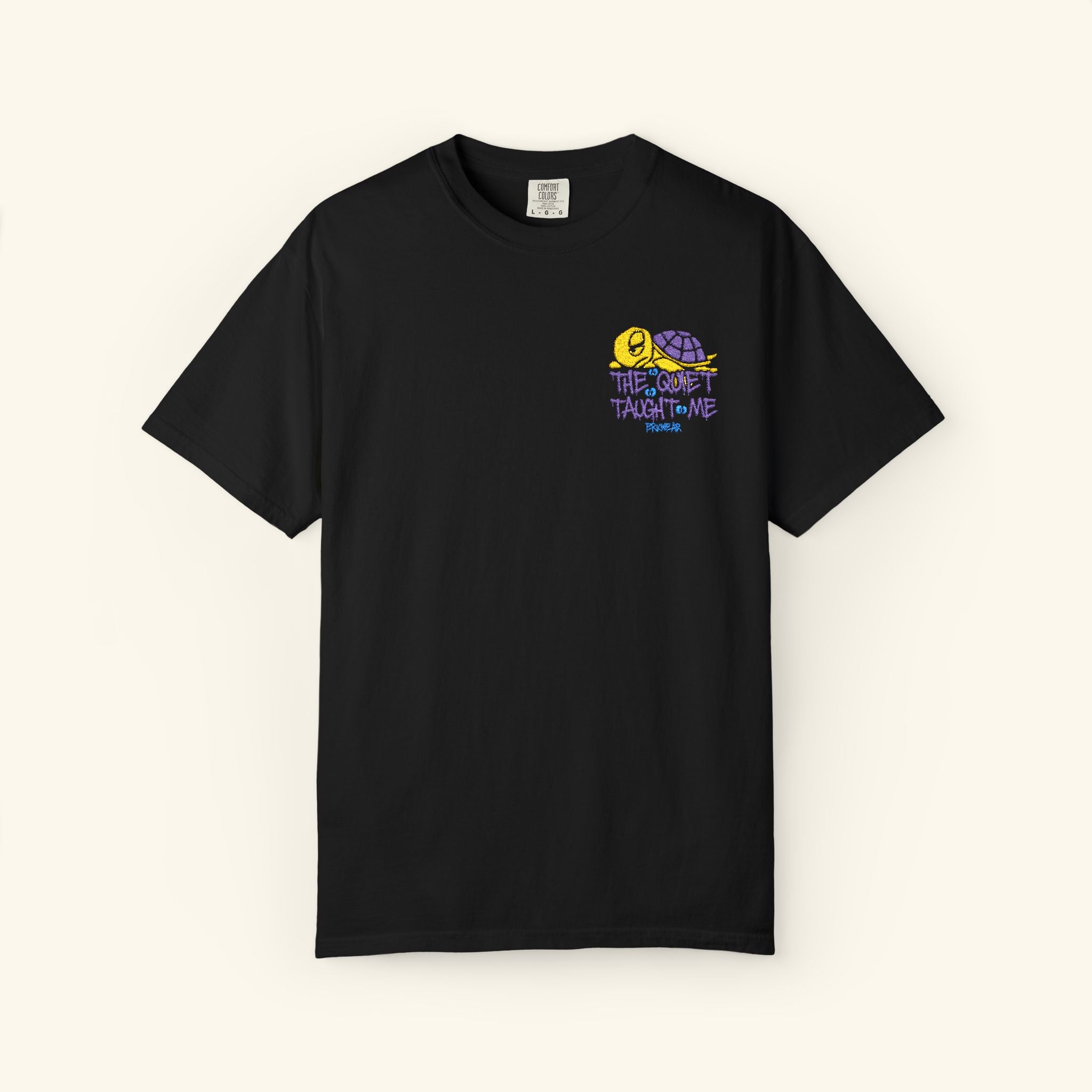 The Quiet Taught Me Slowglow - Classic T-shirt - Black